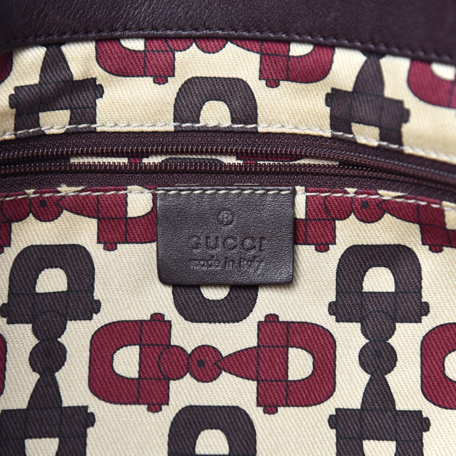 Gucci Guccissima Medium Abbey Tote Brown 6 of 10