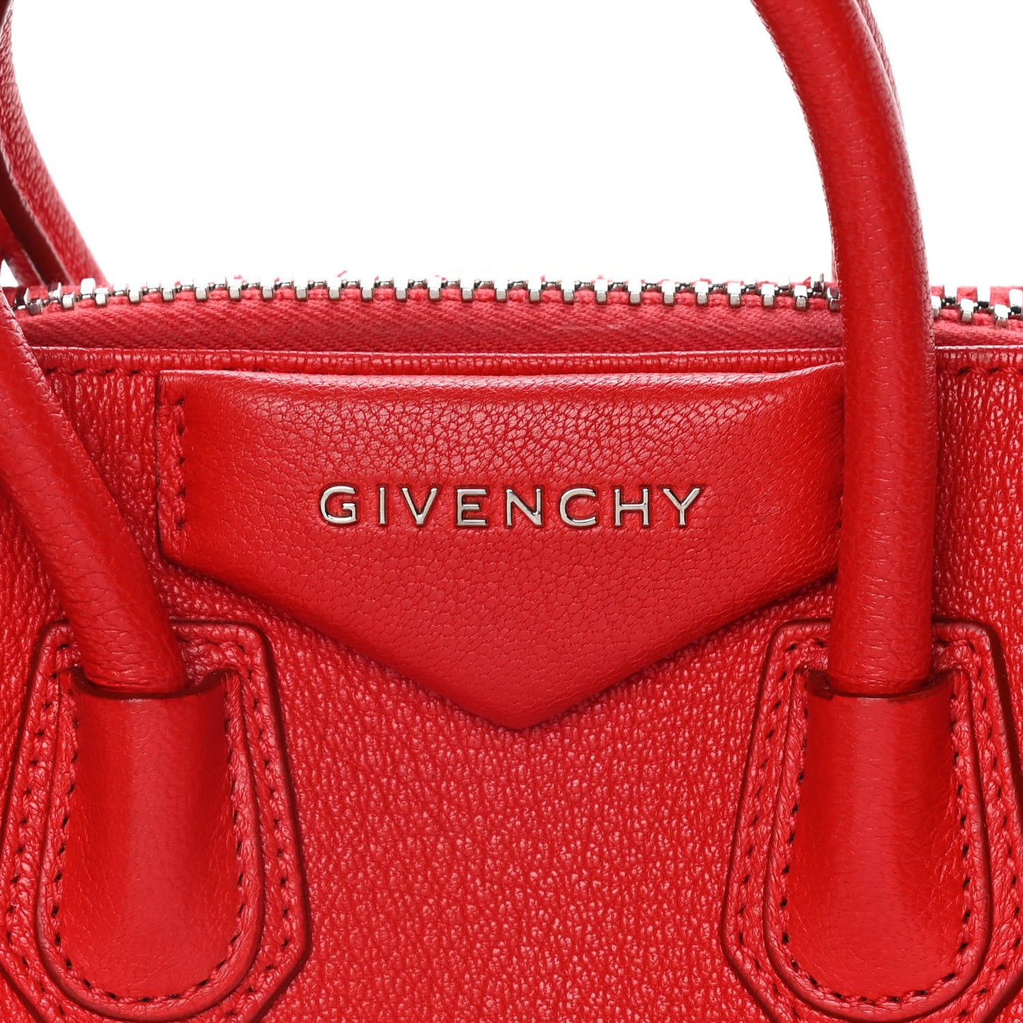 Sugar Goatskin Mini Antigona Red