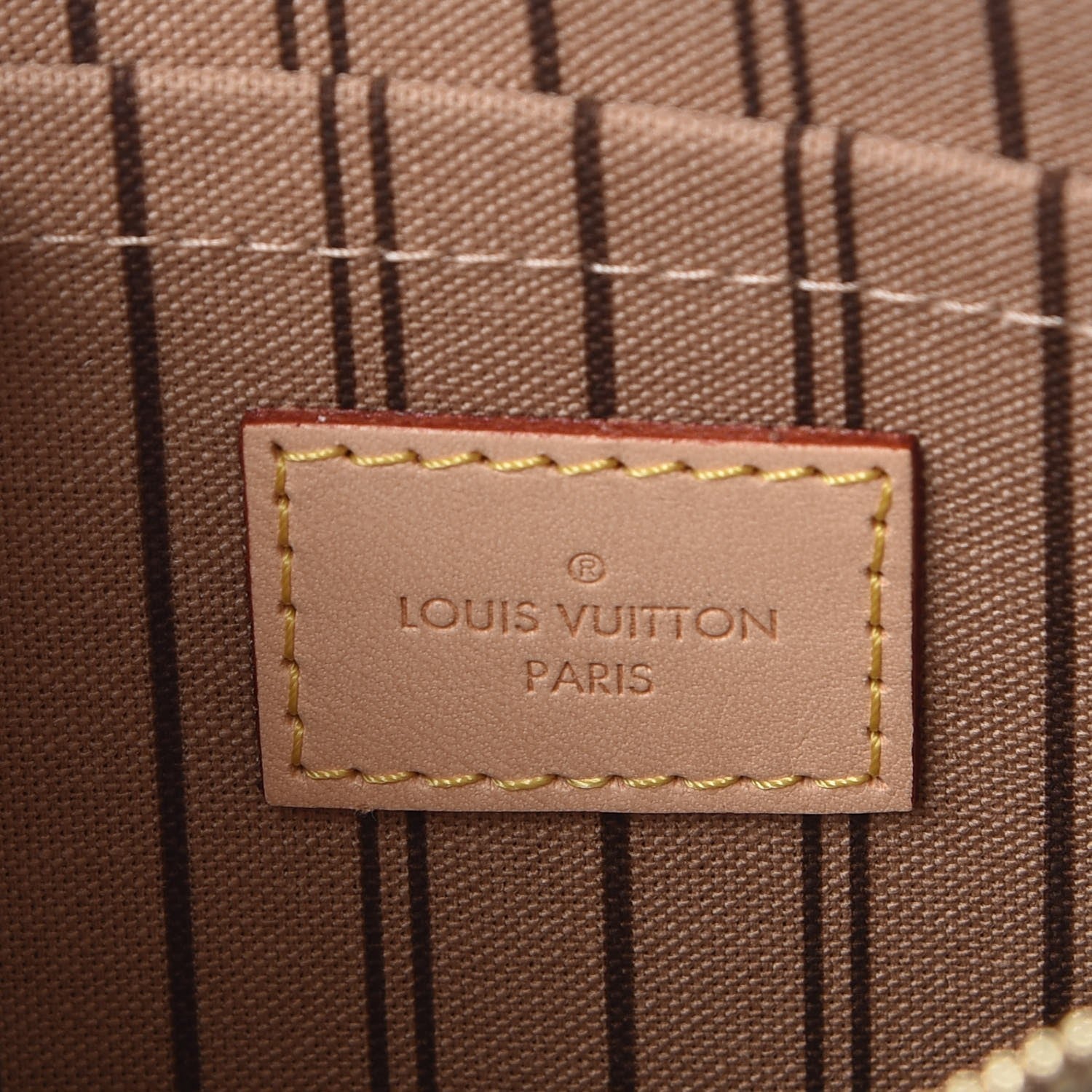 Louis Vuitton Monogram Neverfull MM GM Pochette 6 of 8