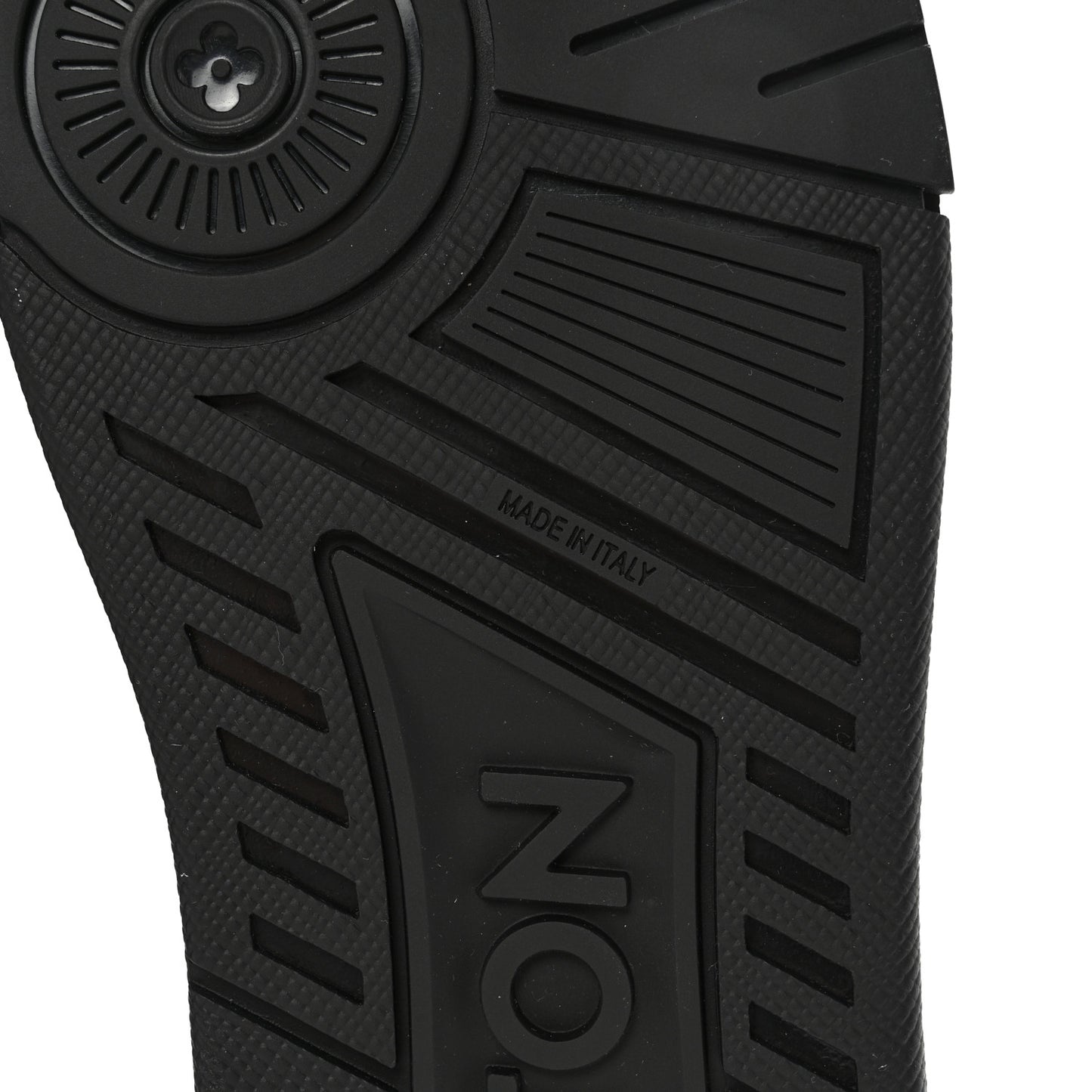 Suede Mens LV Trainer Sneakers 9 Black