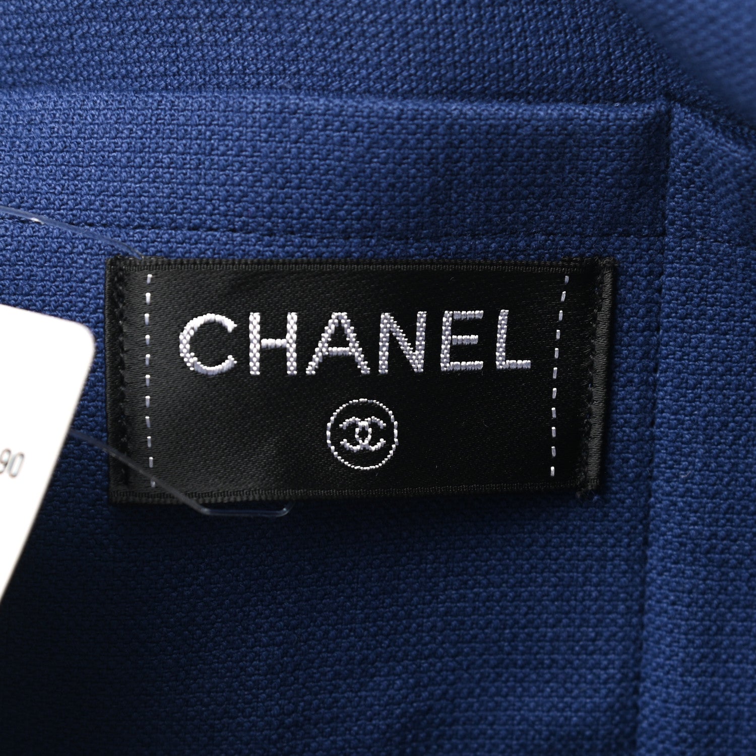 Chanel Terry Cotton CC Beach Tote Towel Set Blue 6 of 9