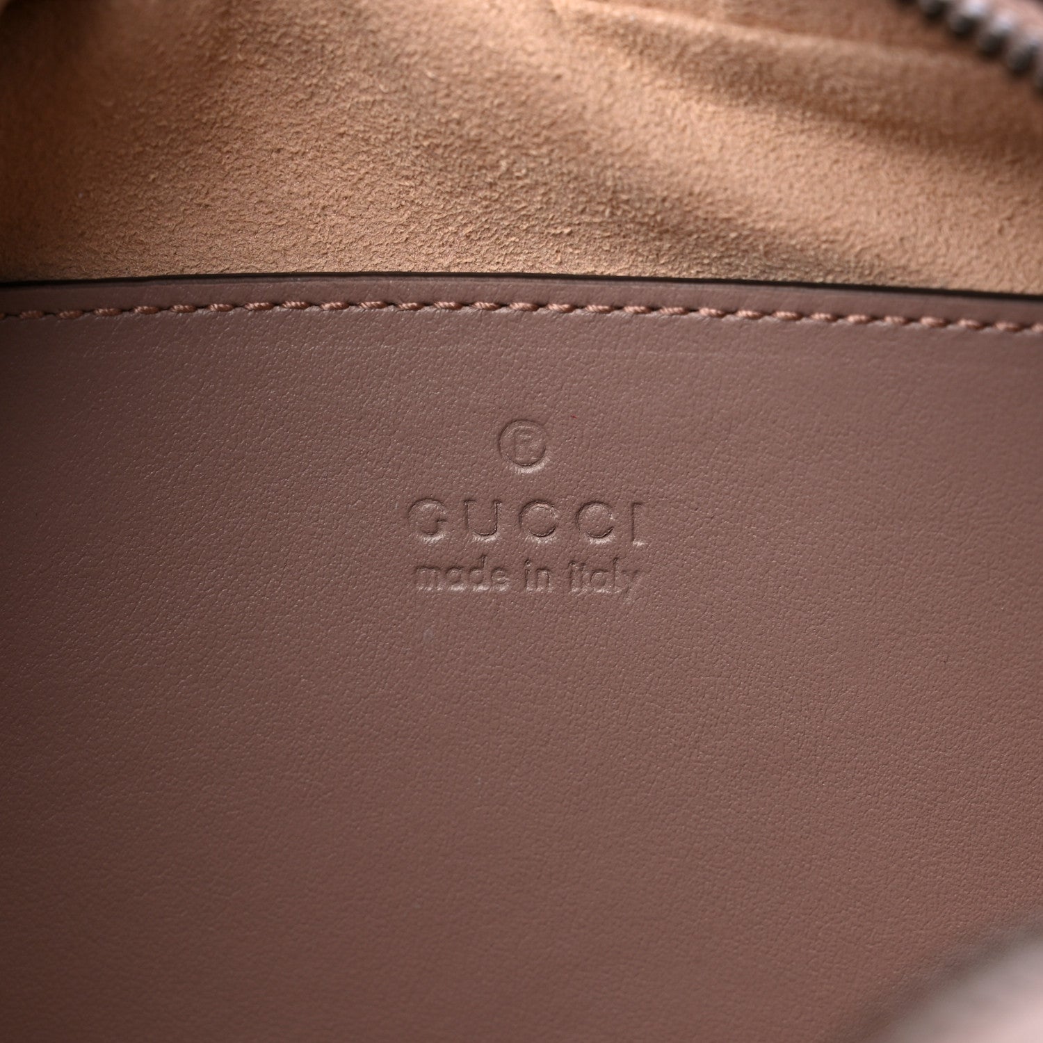 Gucci Calfskin Matelasse Small GG Marmont Chain Shoulder Bag Porcelain Rose 6 of 10