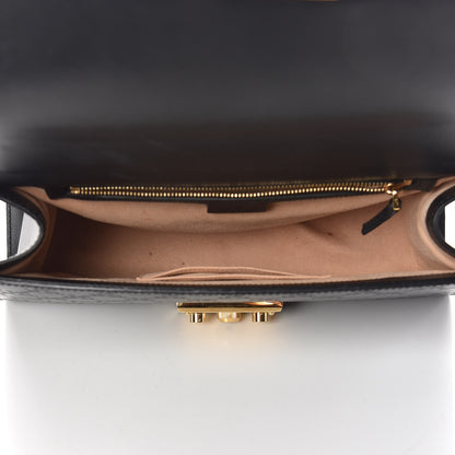 Gucci Guccissima Medium Padlock Shoulder Bag Black 7 of 12