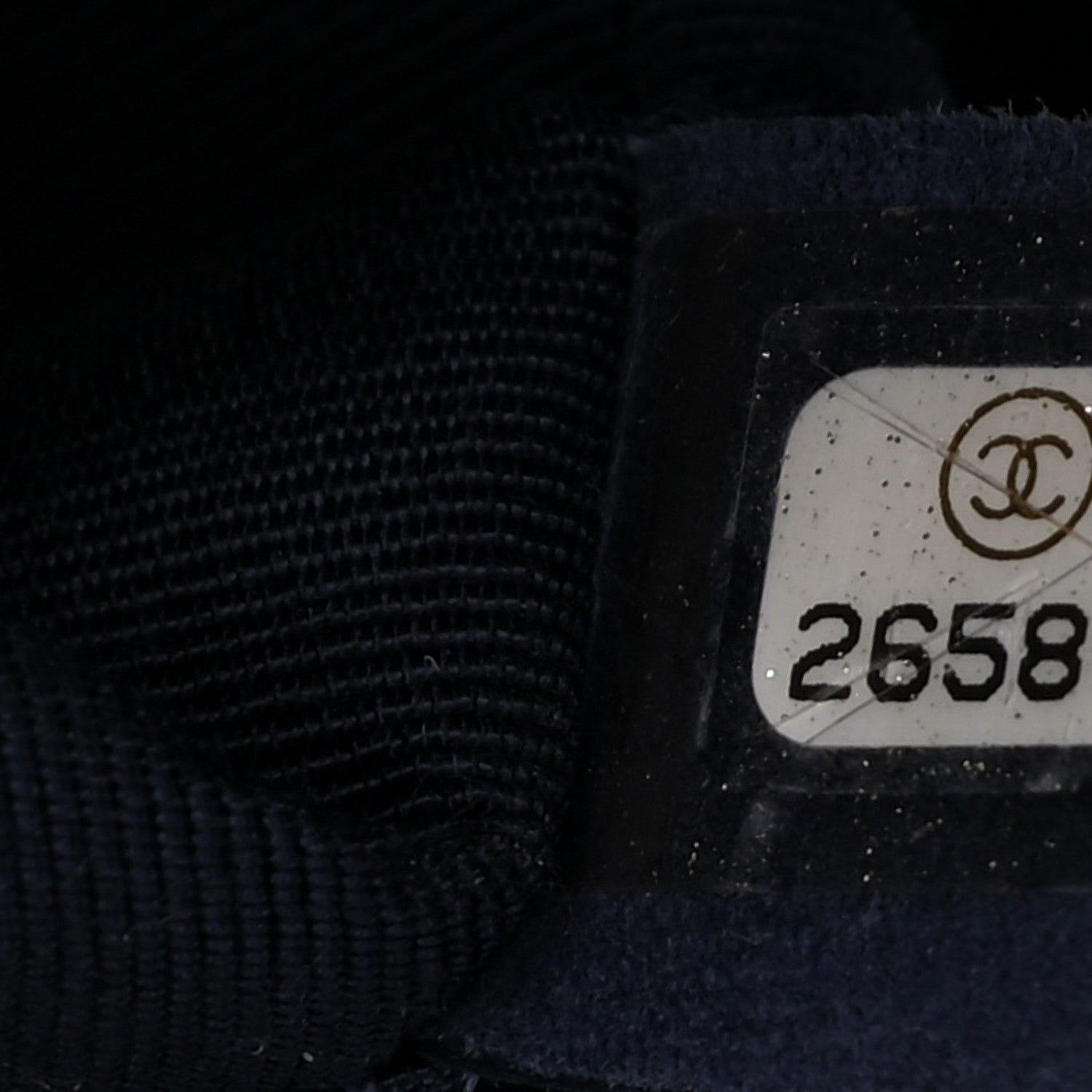 Chanel Caviar Chevron Quilted Medium Boy Flap Navy 6 of 10