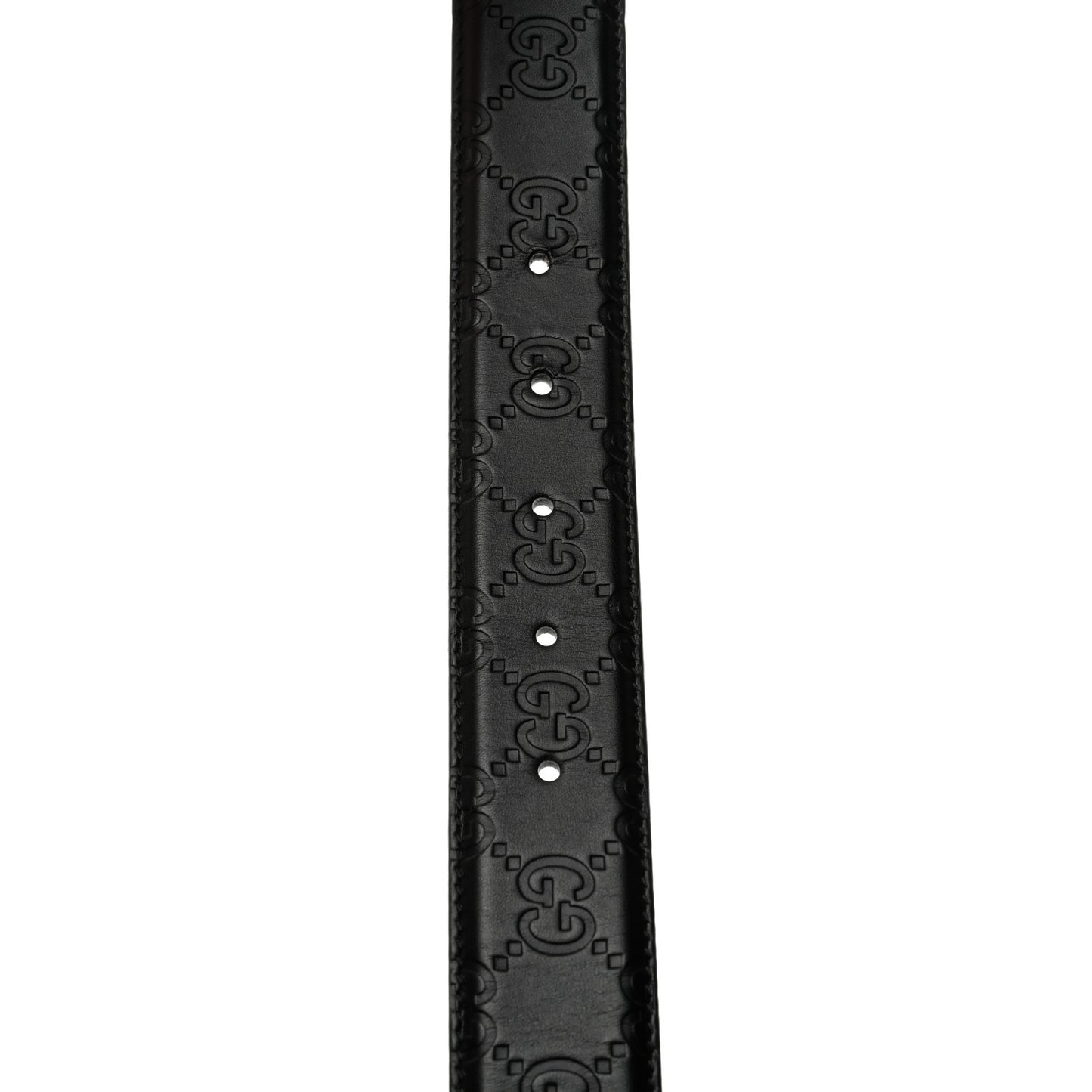 Guccissima Signature Belt 90 36 Black