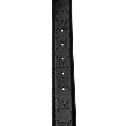 Gucci Guccissima Signature Belt 90 36 Black 3 of 8