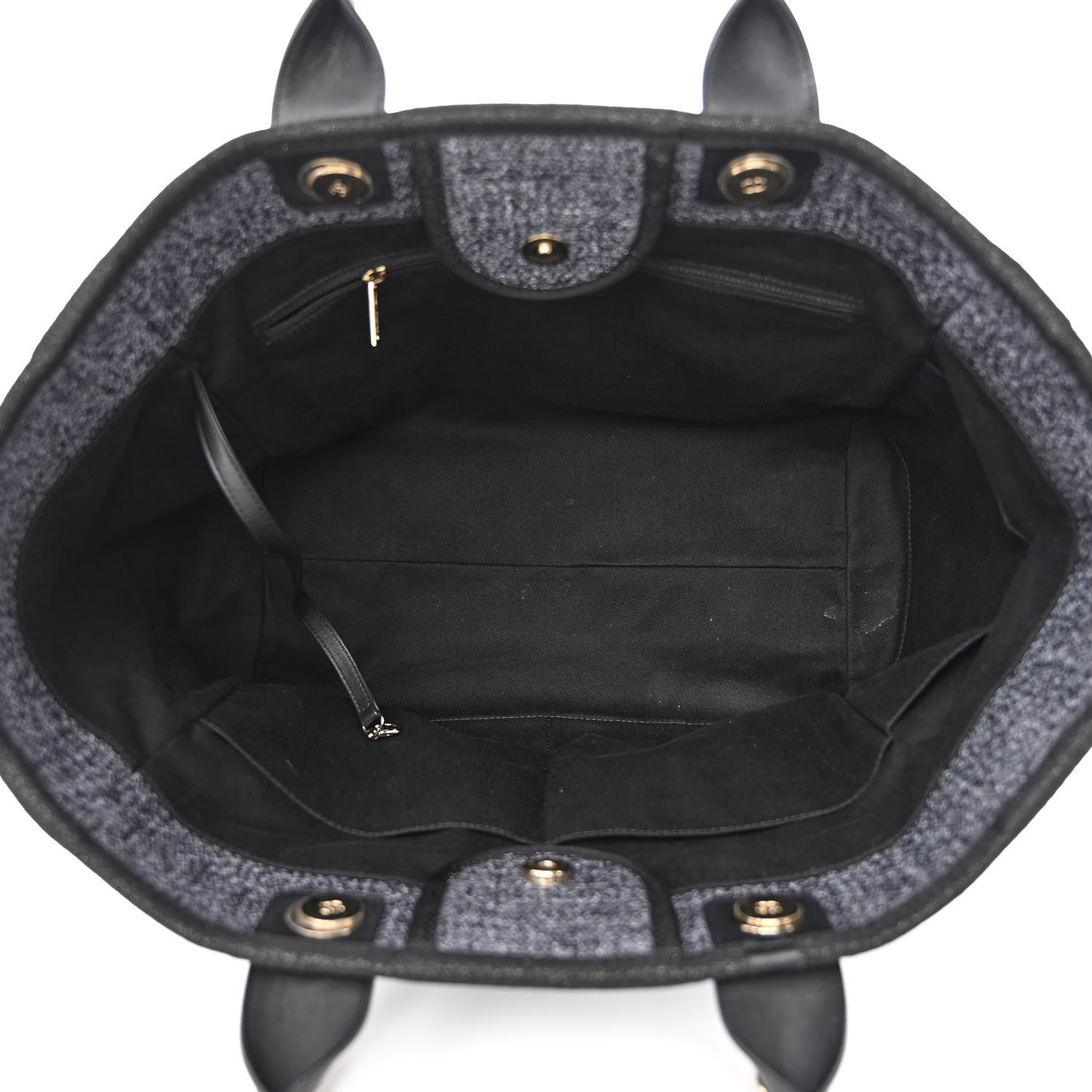 Chanel Lurex Boucle Medium Deauville Tote Black 5 of 11