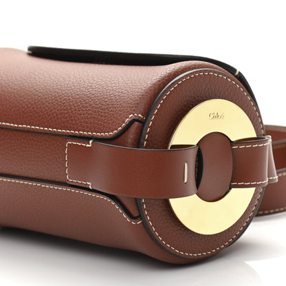 Chloe Small Grain Smooth Calfskin Mini Darryl Crossbody Sepia Brown 10 of 10