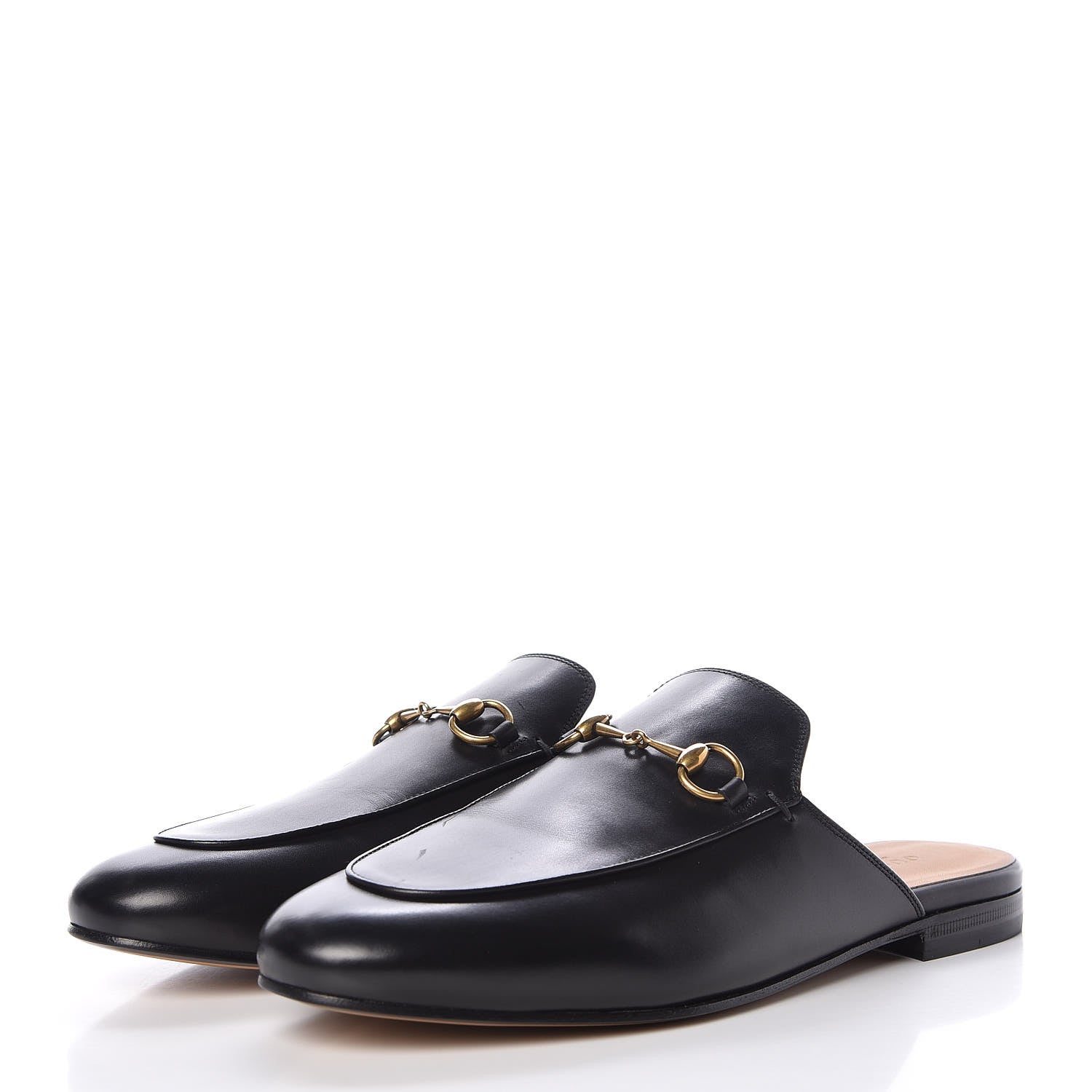 Gucci Calfskin Womens Princetown Slippers 40 Black 3 of 8