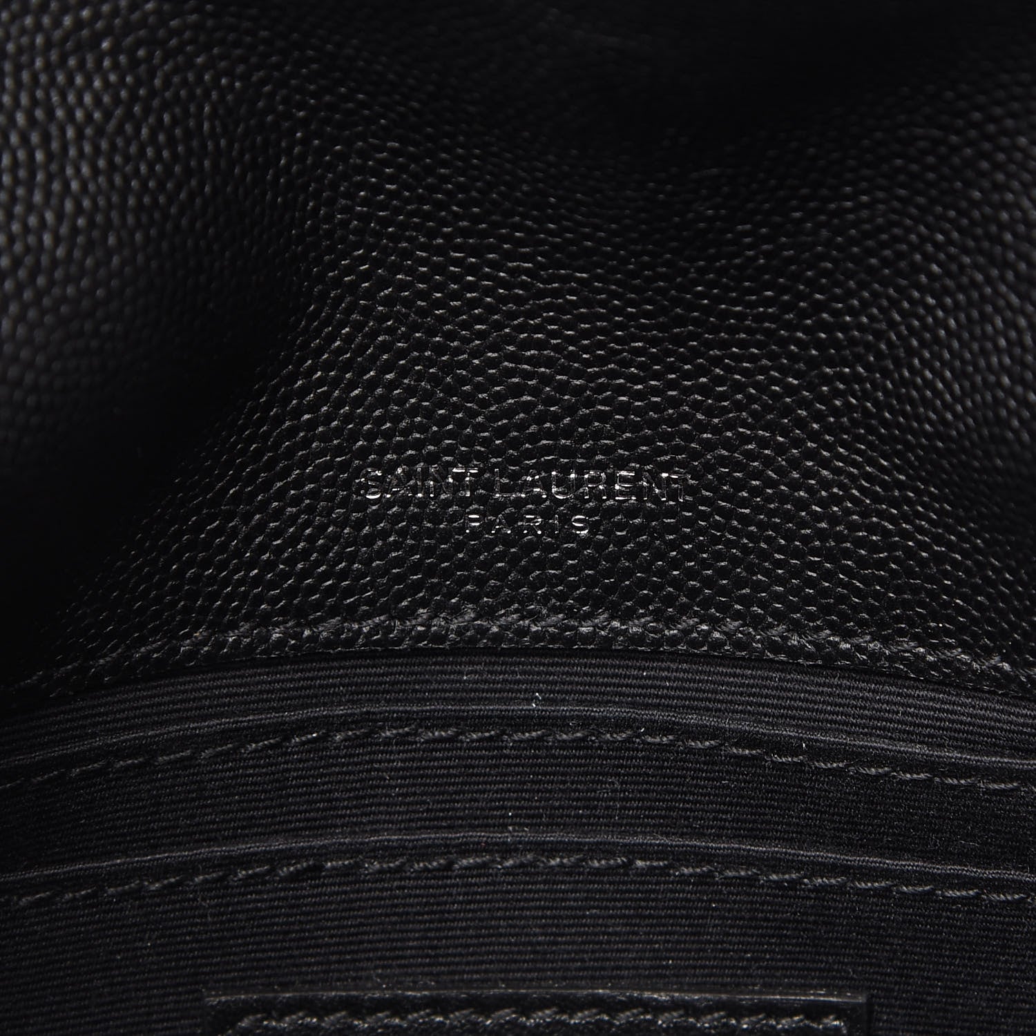 Saint Laurent Grain De Poudre Monogram Toy West Hollywood Fold-Over Bag Black 9 of 10