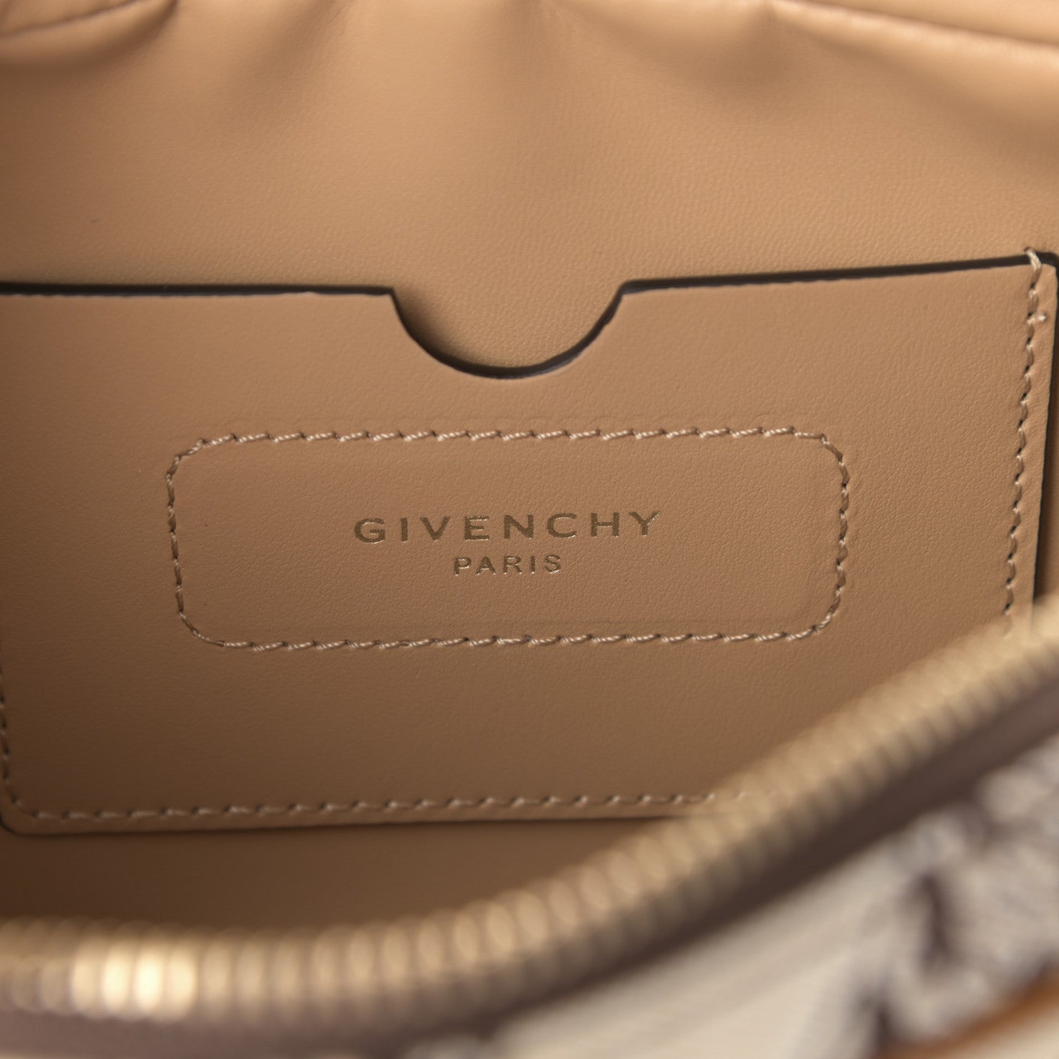 Givenchy Canvas Jacquard Bond Camera Bag Beige 6 of 9