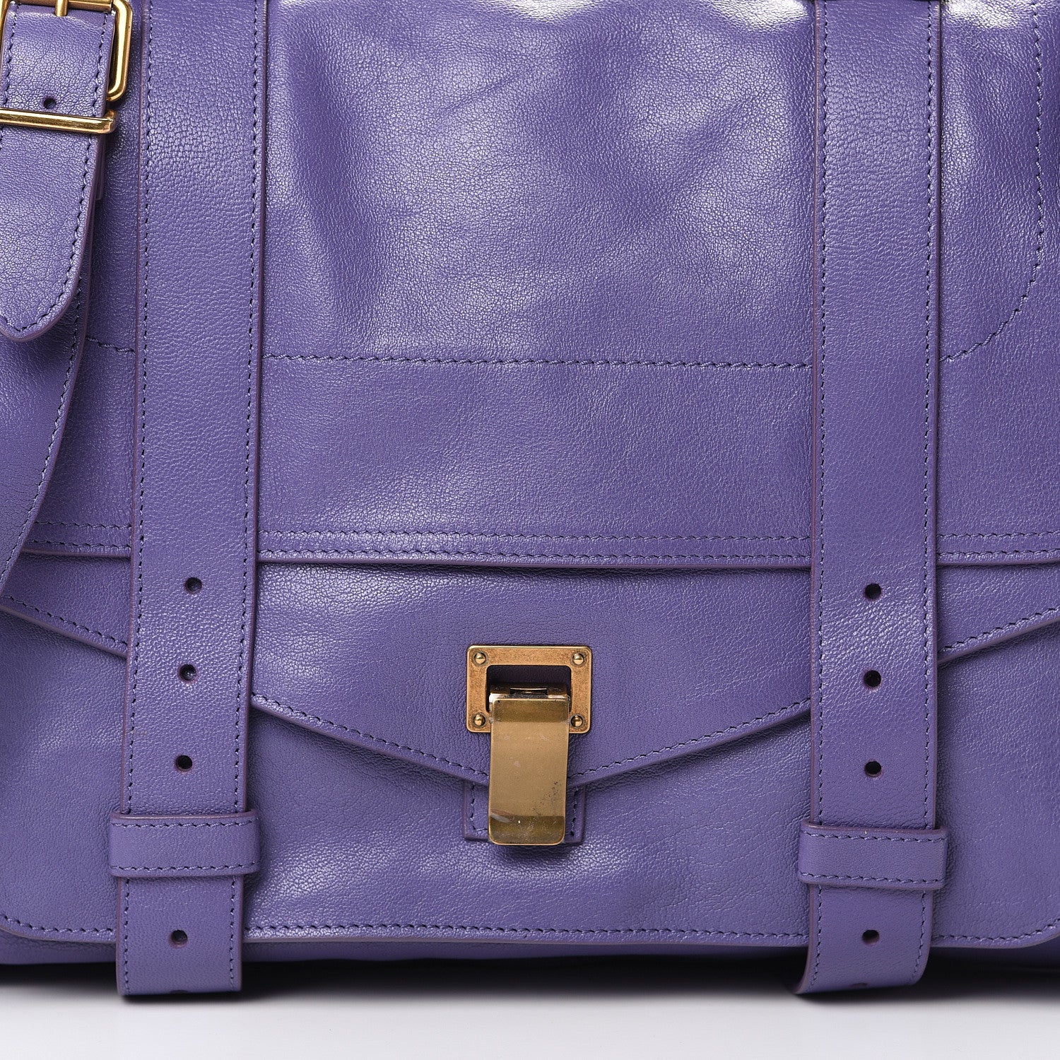 Proenza Schouler Lambskin Large PS1 Satchel Berry 7 of 9