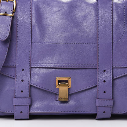 Proenza Schouler Lambskin Large PS1 Satchel Berry 7 of 9