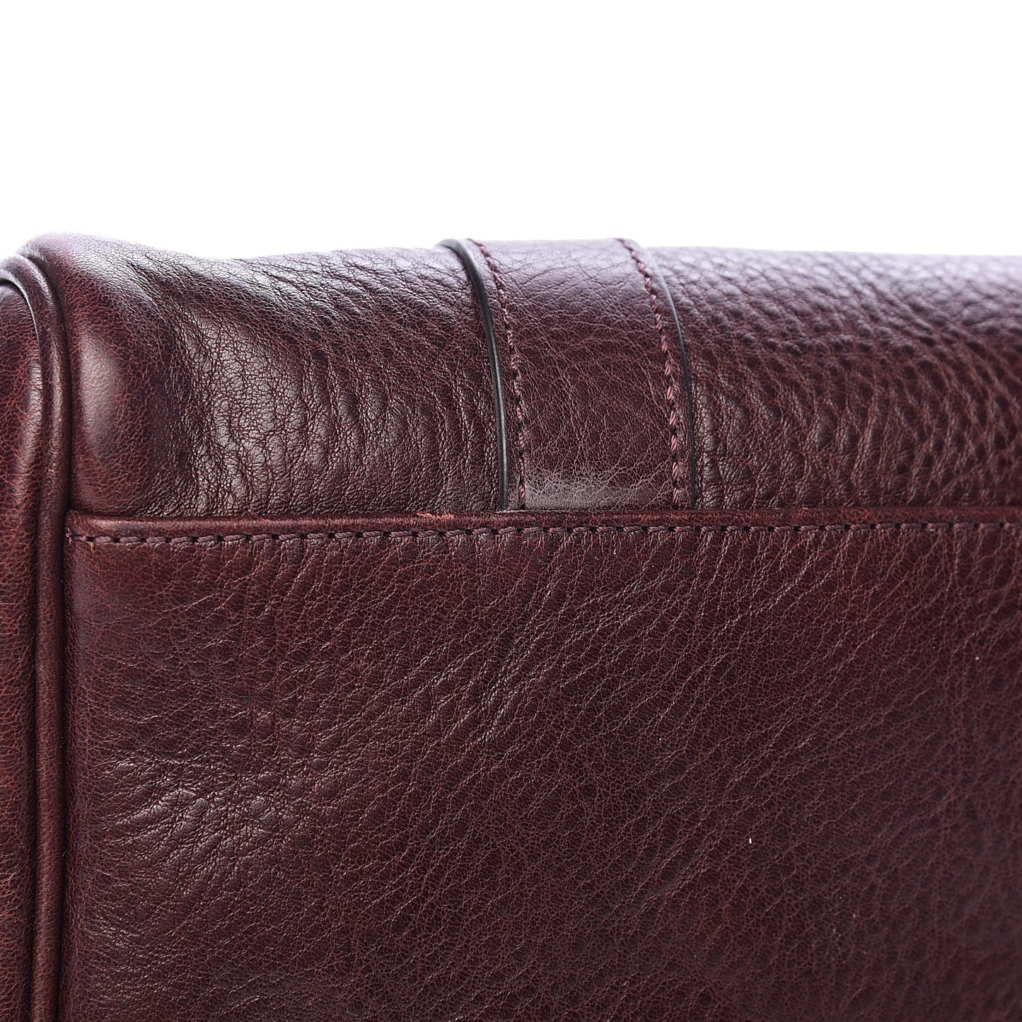 Vegetable Tanned Calfskin Small Bayswater Oxblood