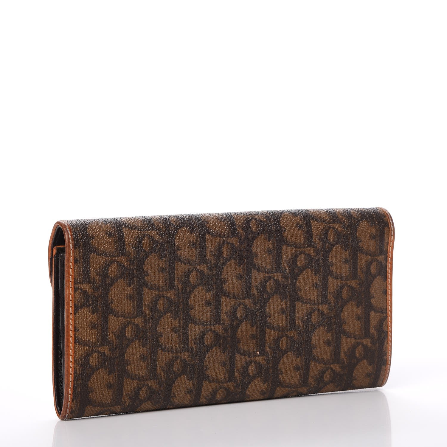 Christian Dior Monogram Trotter Romantique Heart Charm Wallet Light Brown 3 of 16