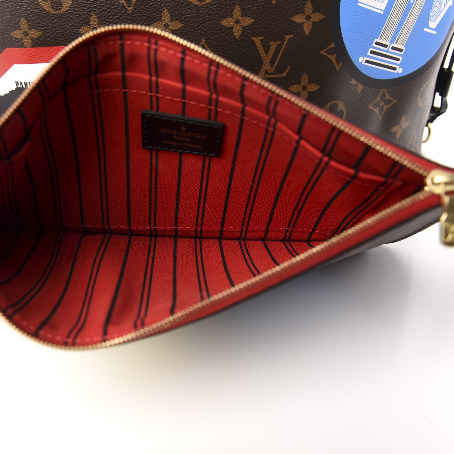 Louis Vuitton Monogram World Tour Neverfull MM 12 of 13