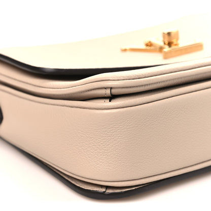 Louis Vuitton Grained Calfskin Lockme Oxford Greige 8 of 10