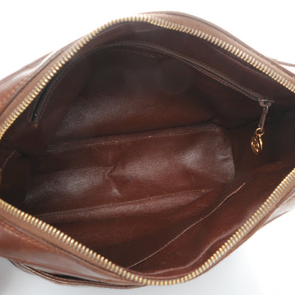 Chanel Lambskin Quilted Camera Case Brown 5 of 9