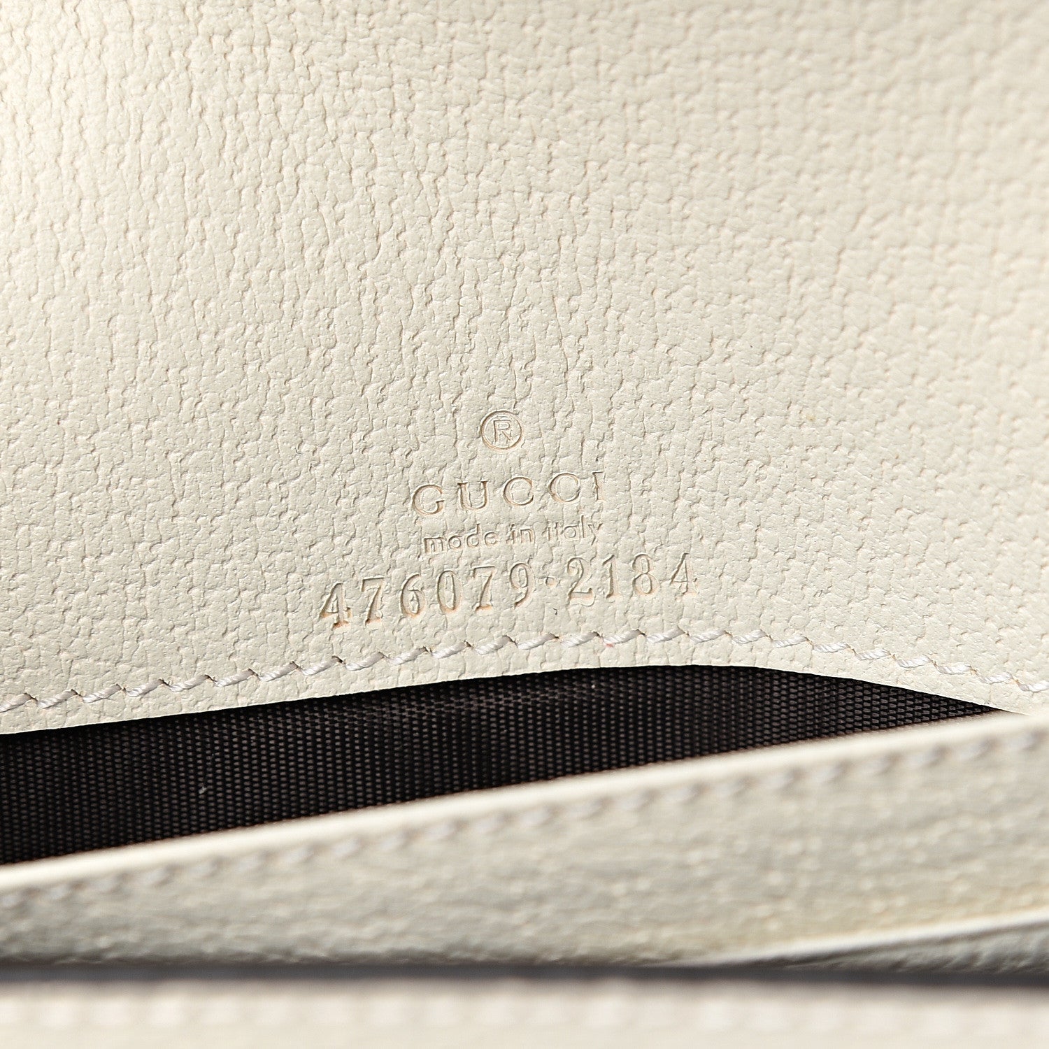 Gucci GG Supreme Monogram Web Queen Margaret Chain Wallet White 5 of 9