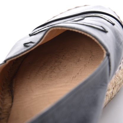 Chanel Lambskin CC Espadrilles 38 Black 16 of 16