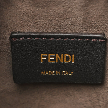 Fendi Vitello Liberty F is Fendi FF 1974 Embossed Mini Mon Tresor Bucket Bag Brandy 6 of 11