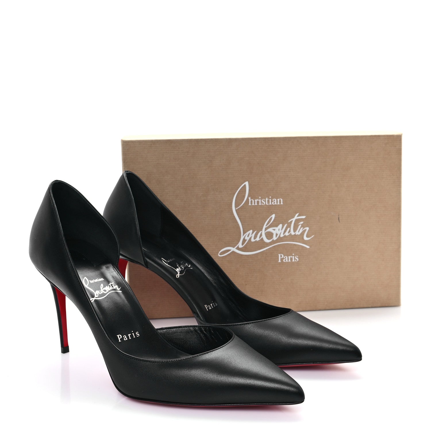 Christian Louboutin Shiny Nappa Iriza 85 Pumps 41 Black 9 of 9