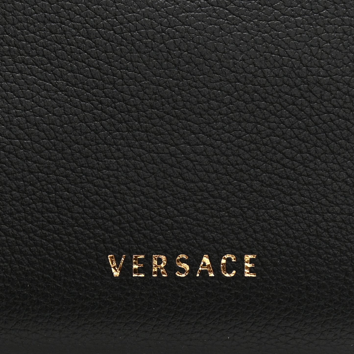 Calfskin Medium La Medusa Top Handle Handbag Black