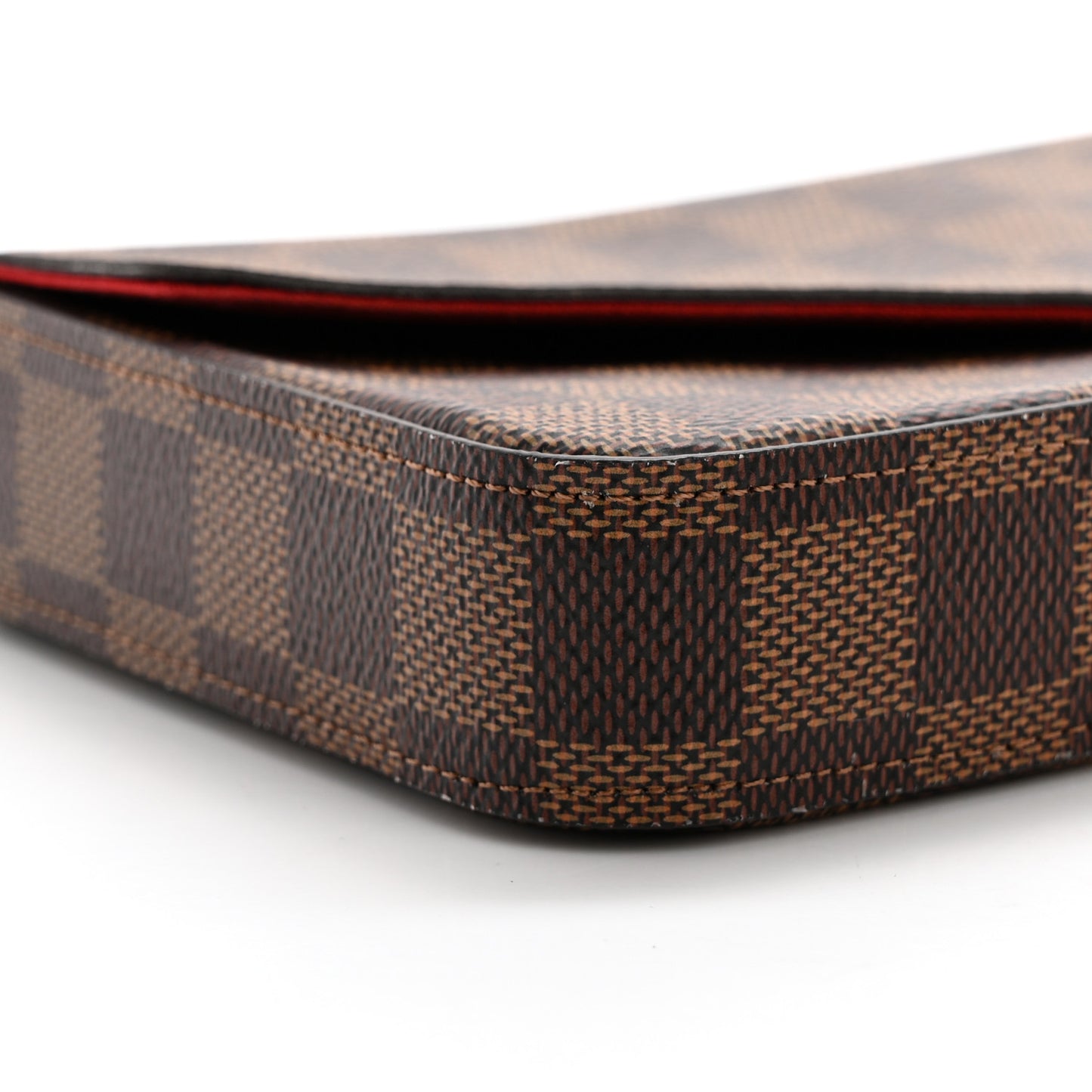 Damier Ebene Pochette Felicie Chain Wallet