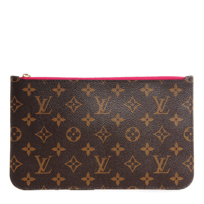 Louis Vuitton Monogram Neverfull MM GM Pochette Pivoine 1 of 8