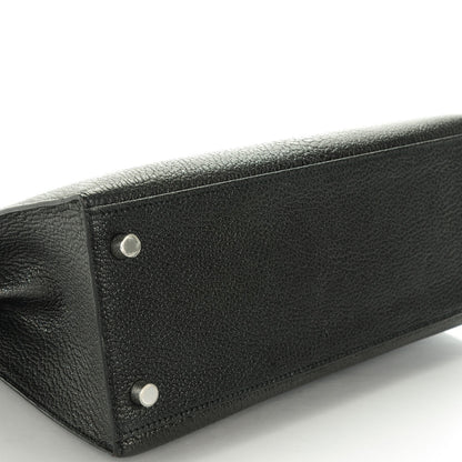 Hermes Chevre de Coromandel Kelly Sellier 28 Black 16 of 24