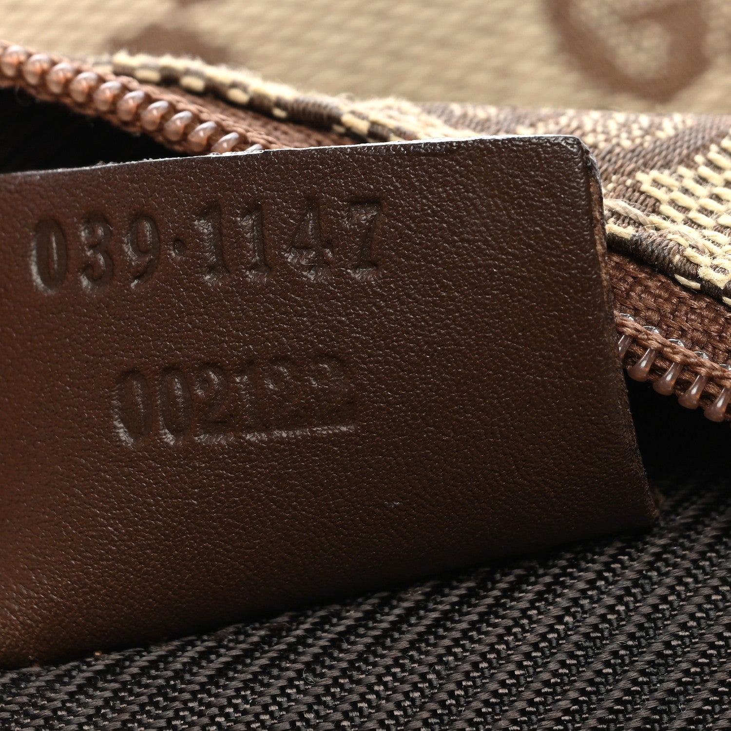 Gucci Monogram GG Pochette shoulder Bag Brown 7 of 9