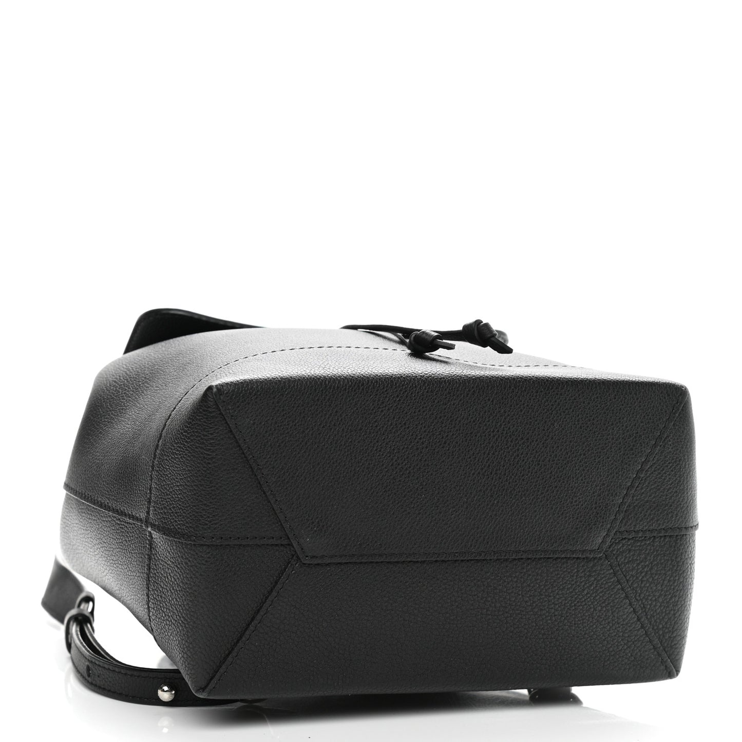 Calfskin Lockme Backpack Black