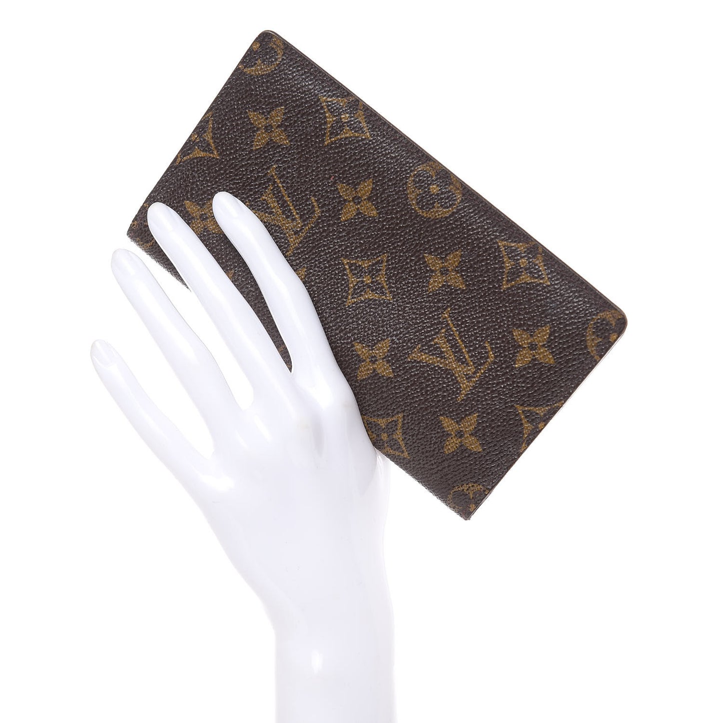 Monogram Checkbook Holder Case Wallet