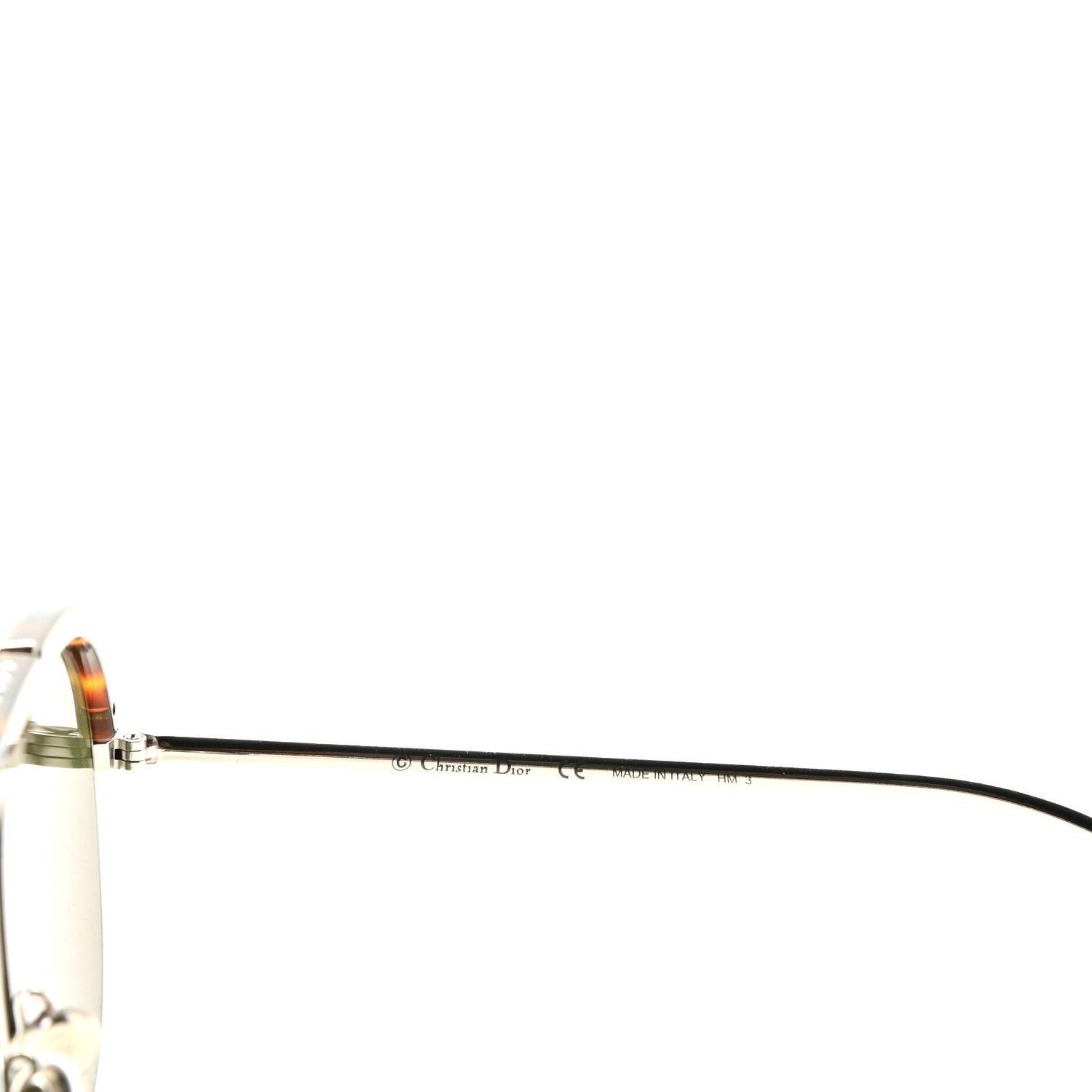 Christian Dior Desertic Aviator Sunglasses Tortoise 4 of 6