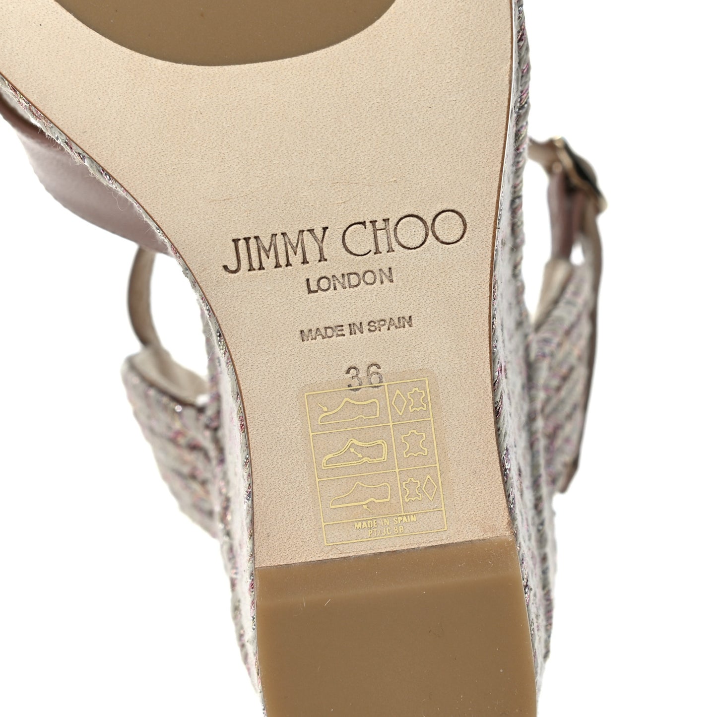Nappa Dellena 100 Espadrille Wedges 36 Ballet Pink