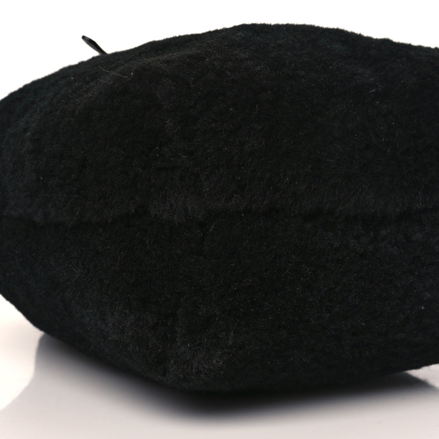 Shearling Mini Bucket Bag Black
