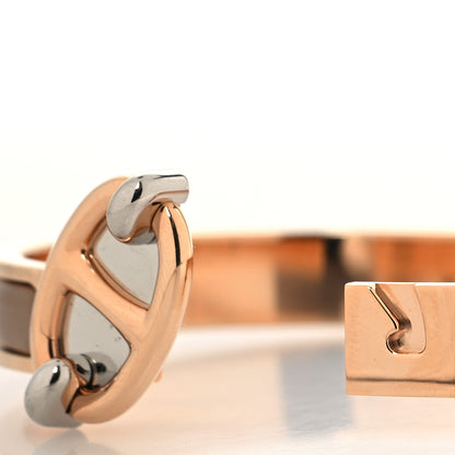 Hermes Enamel Mini Clic Chaine d'Ancre Bracelet PM Chataigne 4 of 5