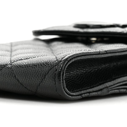 Chanel Caviar Quilted My Everything Clutch With Chain Black 9 of 10