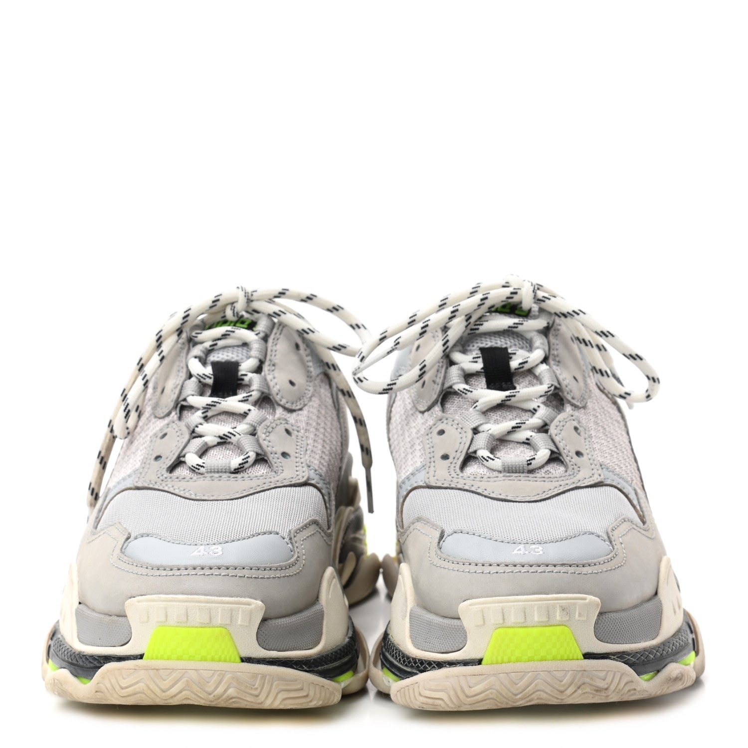 Balenciaga Mesh Nubuck Mens Triple S Sneakers 43 Gris Clair 2 of 14
