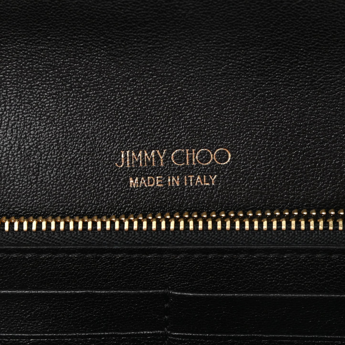Glitter Milla Wallet on Chain Black