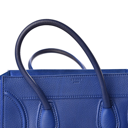 Celine Supple Calfskin Medium Phantom Luggage Royal Blue 9 of 13