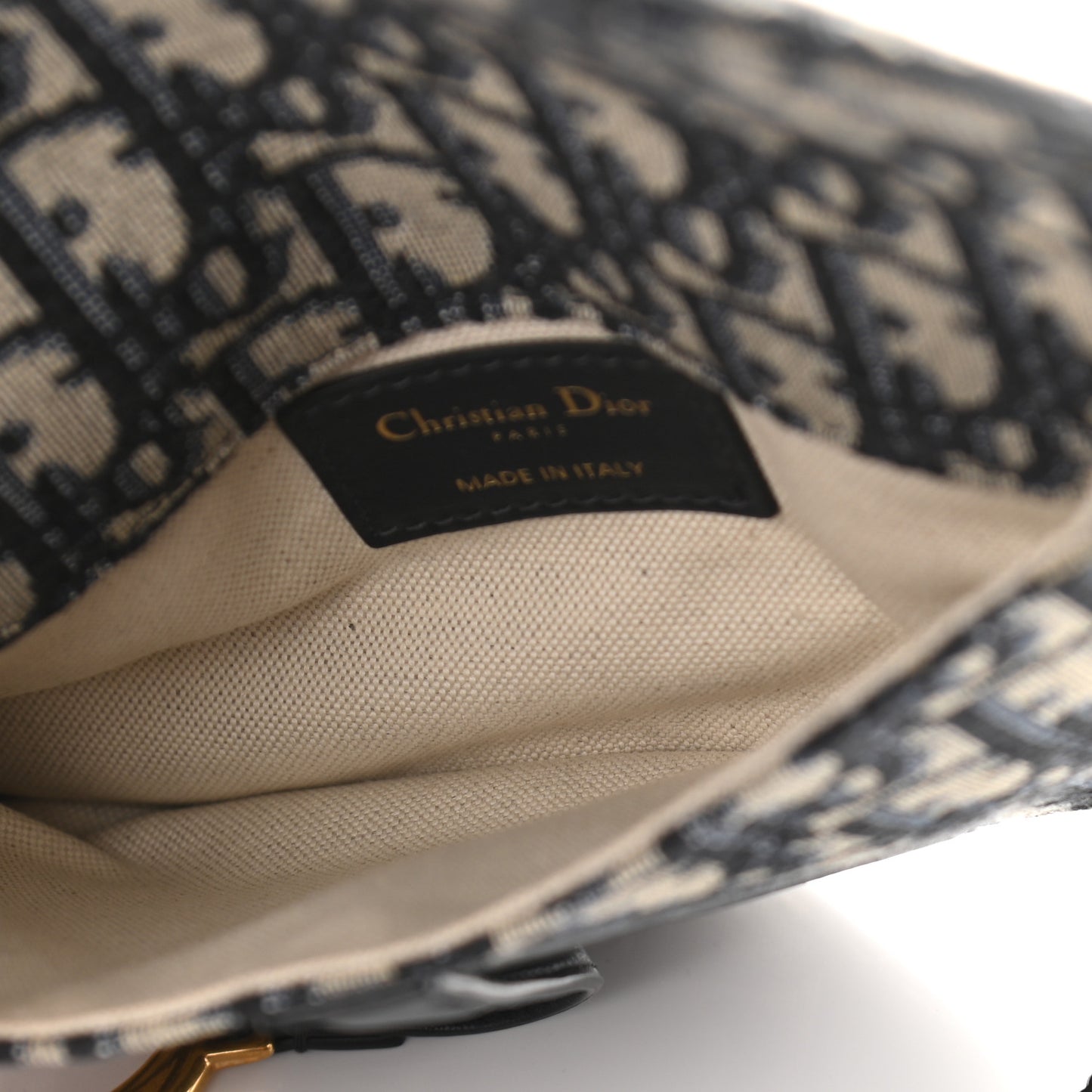 Oblique Saddle Belt Pouch Blue