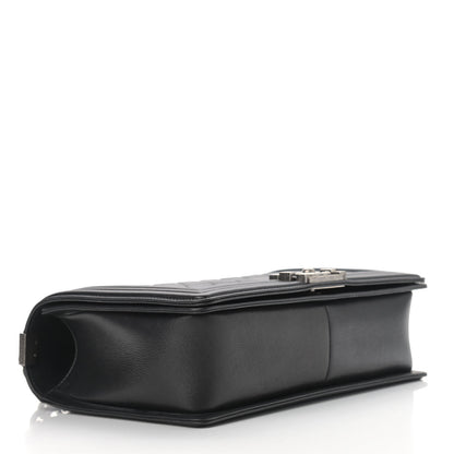 Chanel Calfskin Quilted New Medium Boy Flap Black 3 of 9