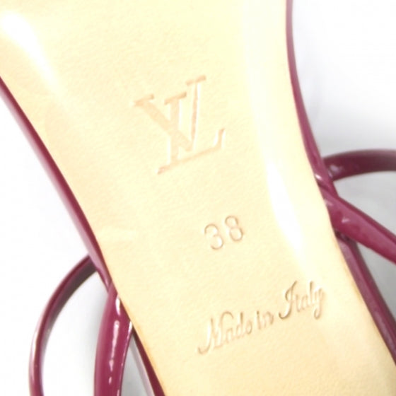 Louis Vuitton Ingrid Strappy Heels Raspberry Pink 5 of 6
