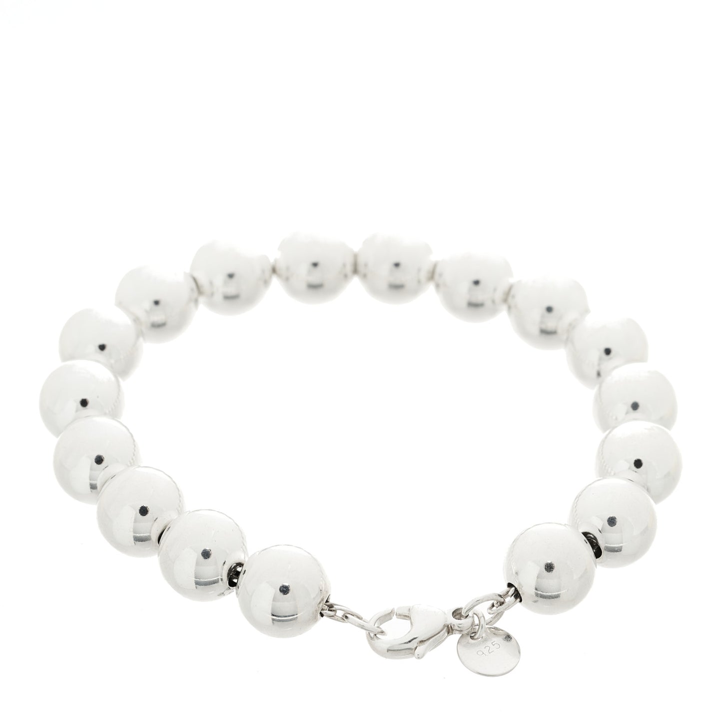 Sterling Silver 10mm Hardwear Ball Bracelet