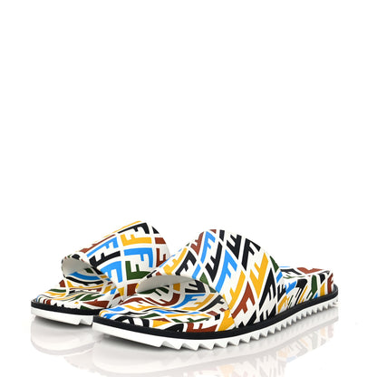 Fendi X SARAH COLEMAN Vitello FF Vertigo Slide Sandals 9 Multicolor 3 of 8