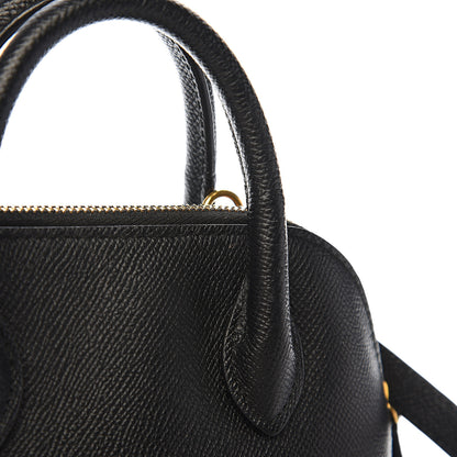 Balenciaga Signature Grained Calfskin XXS Ville Top Handle Bag Black White 6 of 10