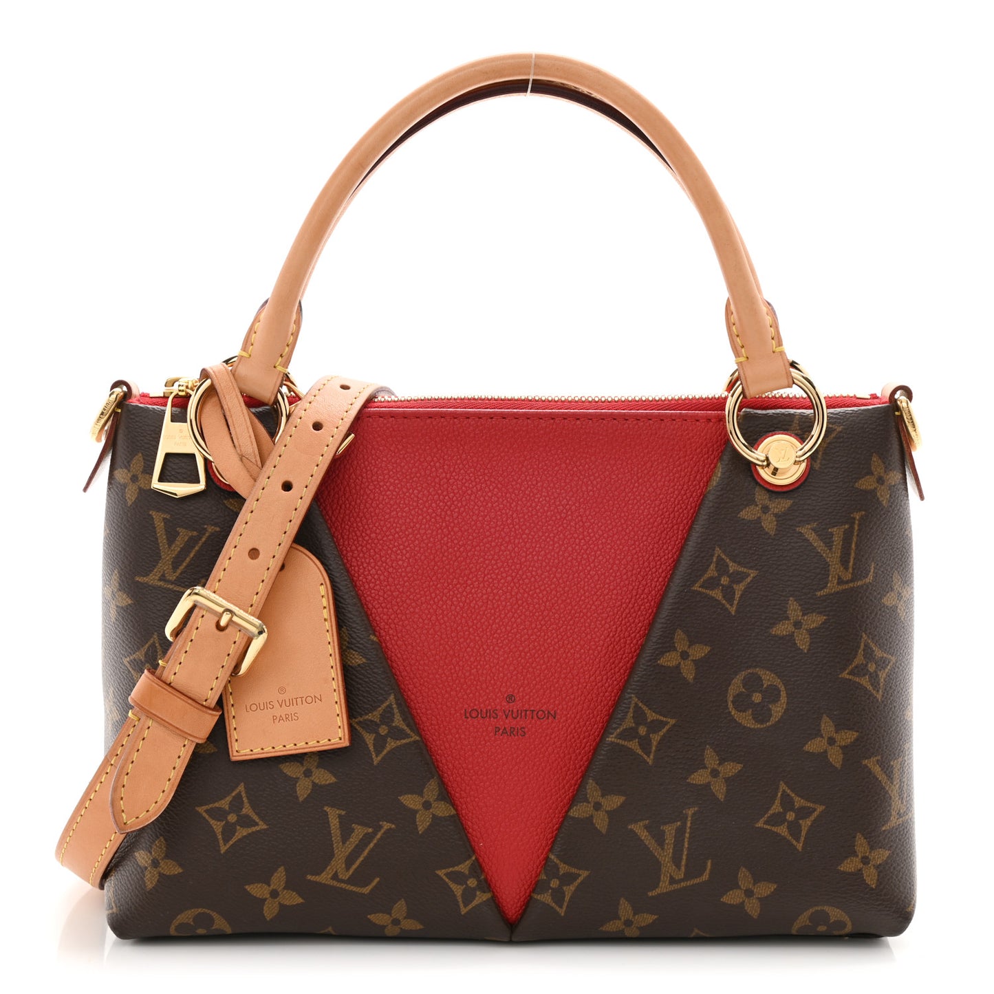 Monogram V Tote BB Cherry