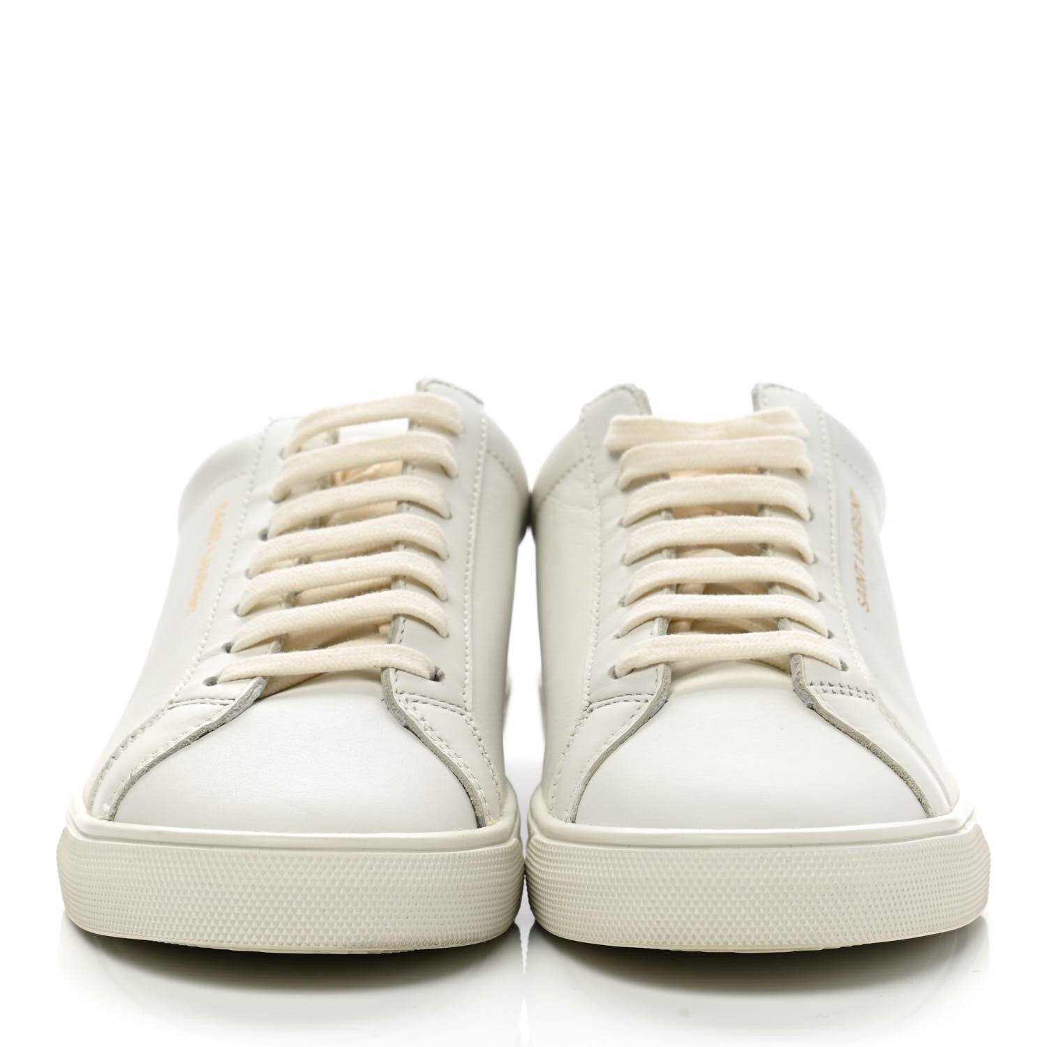 Saint Laurent Calfskin Andy Low Top Sneakers 36.5 Blanc Optique 2 of 8