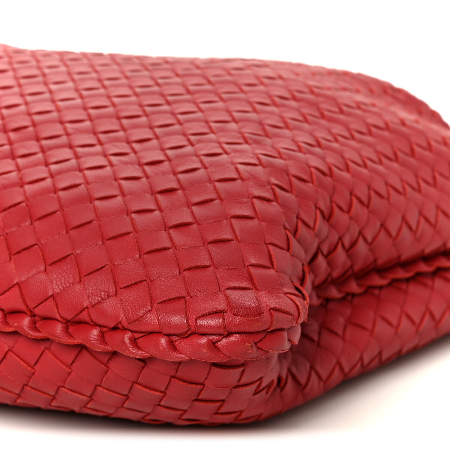 Bottega Veneta Nappa Intrecciato Large Veneta Hobo Red 11 of 12